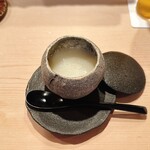 登喜和鮨 - 蛤のお粥