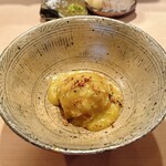 登喜和鮨 - ズワイガニクリーム、里芋和え