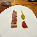 レストラン ウオゼン - ジビエのパテクルートとピクルス