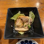 手打ちそば 相田 - 蒸し鶏