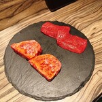 焼肉 ジャンボ - 上カルビ　ハツ