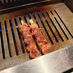 焼肉 ジャンボ - 牛串焼き（ハラミ）