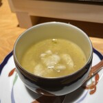 恵比寿 鮨 藤 - 白菜のすりながし