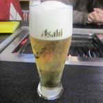 焼肉鴻漸 - アサヒスーパードライ生グラス