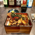 LORE 和ビストロ - 金目重   洋風茶碗蒸し、スープ、グリーンサラダ、コーヒー付き