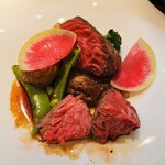 ルフージュ - お肉がゴロゴロ　下には椎茸も