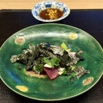 緒方 - ヤイトカツオ　辛子醤油