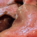 米澤牛バル 譽 - しゃぶしゃぶを思わせるローストビーフ(๑>◡<๑)