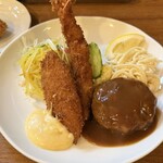 かめや - Aセットおかず