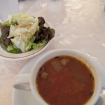 The Rose Garden - ミネストローネ【ハンバーグセット】