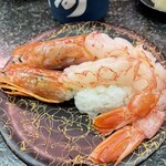 市場寿し - 赤エビ