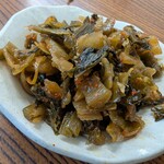 白龍ラーメン - 辛子高菜