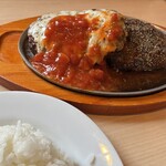 ジョイフル - 料理写真:ツインハンバーグはハンバーグが2倍