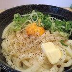 讃岐うどん 條辺 - 釜バターうどん1玉
