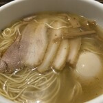 ラーメン専門店 徳川町 如水 - 塩ラーメン全部のせ