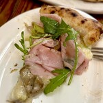 ピッツェリア パーレンテッシ - モルデッラハムとポルチーニの