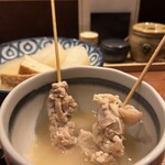 水炊きおでん ヤマニ 新橋店 - せせりと何か