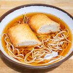 梅屋 - かけそば（with パンかま@東スポ食堂）