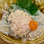 スタンドトトノイ - ウマヅラハギ刺 770円(税込)