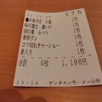 ケンチャンラーメン - 食券