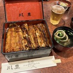 川豊 - 肝吸いとビール