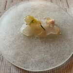 Siamo noi - ②相模湾長井漁港神経〆白身魚のカルパッチョ（この日は平目）