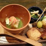 前菜七種盛りの全景