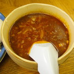 麺店 阿香坂 - つづいてスープのアップ(>_<)