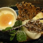 神戸座屋 - 「デザート」（柚子プリン、柚子シフォン、柚子アイス、胡麻せんべい）