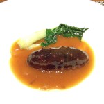中国料理 「王朝」 - ナマコの葱醤油煮込み