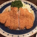 Katsugin - 今日のランチは、かつ銀のチキンカツ。お腹いっぱい、大満足。ご馳走様でした。