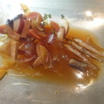 ビューアンドダイニングザスカイ - 公魚と旬野菜、赤酢南蛮漬け