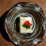 和食居酒屋 旬門 - お通し（カニ豆腐）