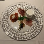 ristorante della collina - 前菜！オニオンのパンナコッタも絶品！