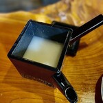 そばきり 吾妻路 - ポタージュ状の濃厚蕎麦湯