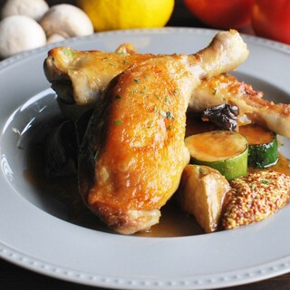 看板料理【鶏のコンフィ】