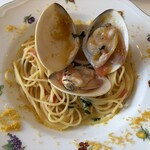 トラットリア ラクイラドォーロ - 蛤のパスタ