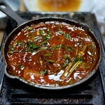 焼肉幸泉 - レバニラ鉄板焼