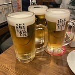 新時代 新宿西口大ガード店 - 生中　一杯190円