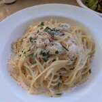 トラットリアライド - シーフードのタラコカルボナーラ