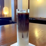 CAFE＆BAR 楽水楽山 - アイスカフェオレ
