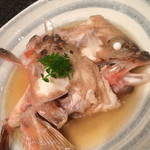 たらく うめ銀 - アコウのあら炊き】