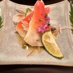 ざくろ - ほっき貝和風カルパッチョ