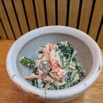 金田 - 白和え(ほうれん草)