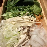 知多家 - 野菜の盛り合わせ