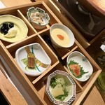 知多家 本邸 - なごばんざい6種盛り合わせ