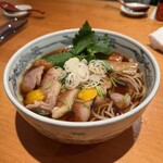 手打ちそば 舞鶴 - 鴨南蛮そば