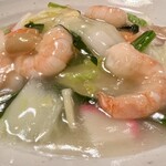 藤十飯店 - 『海老あんかけ焼そば』　おいしかった。
