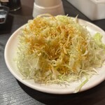 やっぱりステーキ - サラダおかわり自由。
