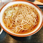 そばの神田 - 息子も大盛り！かけそばラブですw